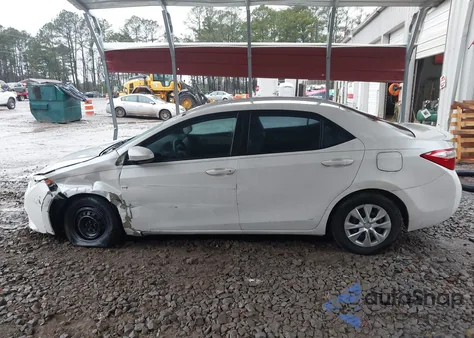 2014 Toyota Corolla Le Eco z USA, uszkodzony, nr VIN 5YFBPRHE9EP088178